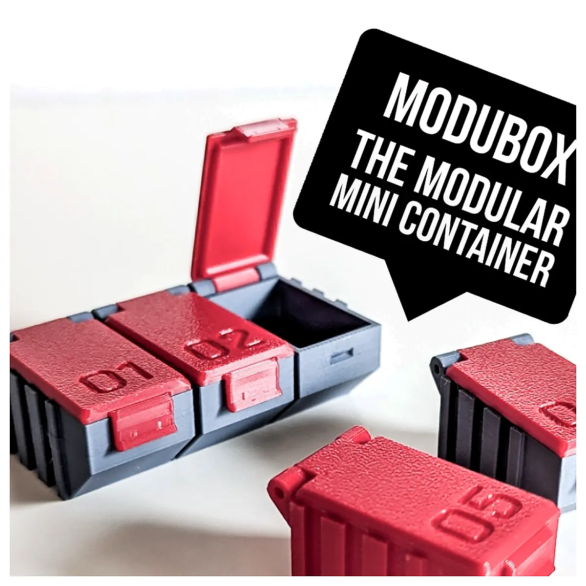 Modular Mini Container System Parts Replacement Storage Solutions Assembly Repair