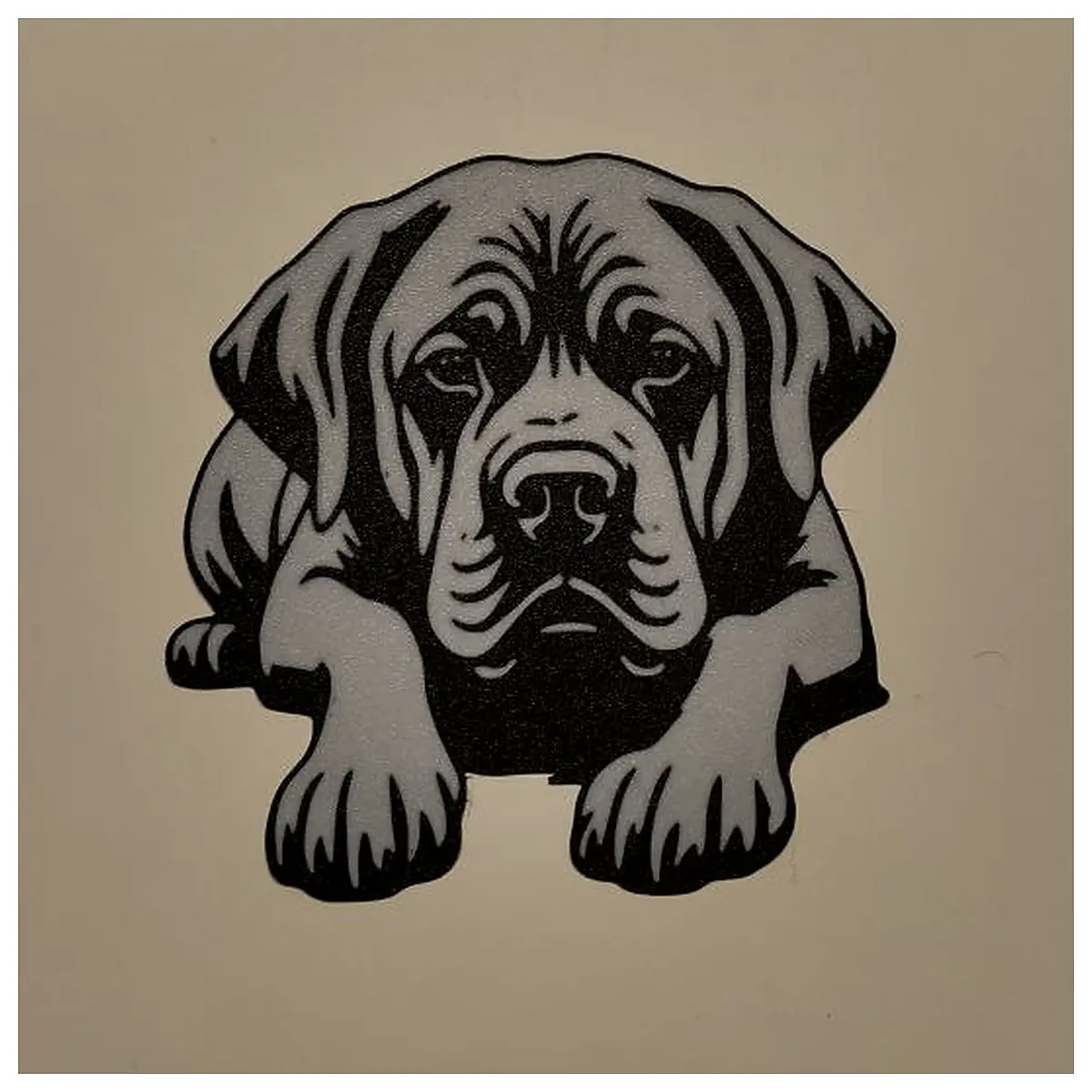 Mastiff Dog Wall Art Canvas Print Painting Home Decor Wall Hanging Pet Artwork Indoor Wall Decor Dog Theme Decorations Bedroom Living Room