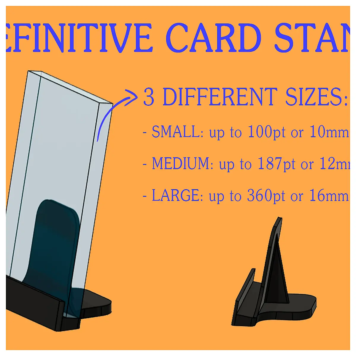 Card Stand Holder Cards Desktop Organizer Game Accessories Collection Display Game Collection Tabletop Card Stand