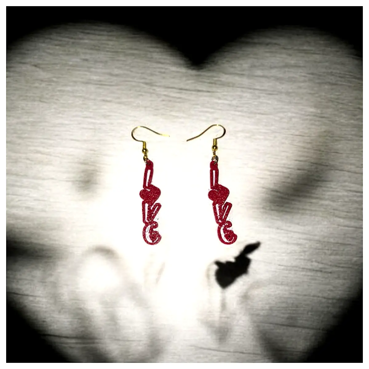 Love Earrings Pendant Gift Women Lightweight Elegant Jewelry Wholesale Retail
