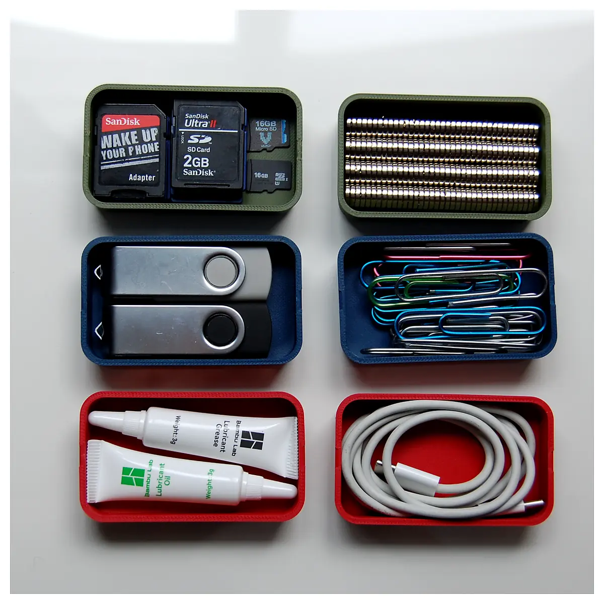 Compact Portable Container Multi Use Small Box Parts Repair Accessories Storage Solutions