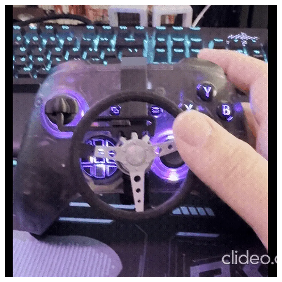 Controller Steering Wheel Gaming Accessory Controller Parts Game Joystick Control Universal