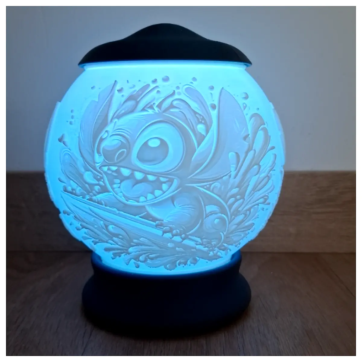 Lithophane Stitch 01 Art Decor Optical Glass Shadow Art Creative Gift Parts