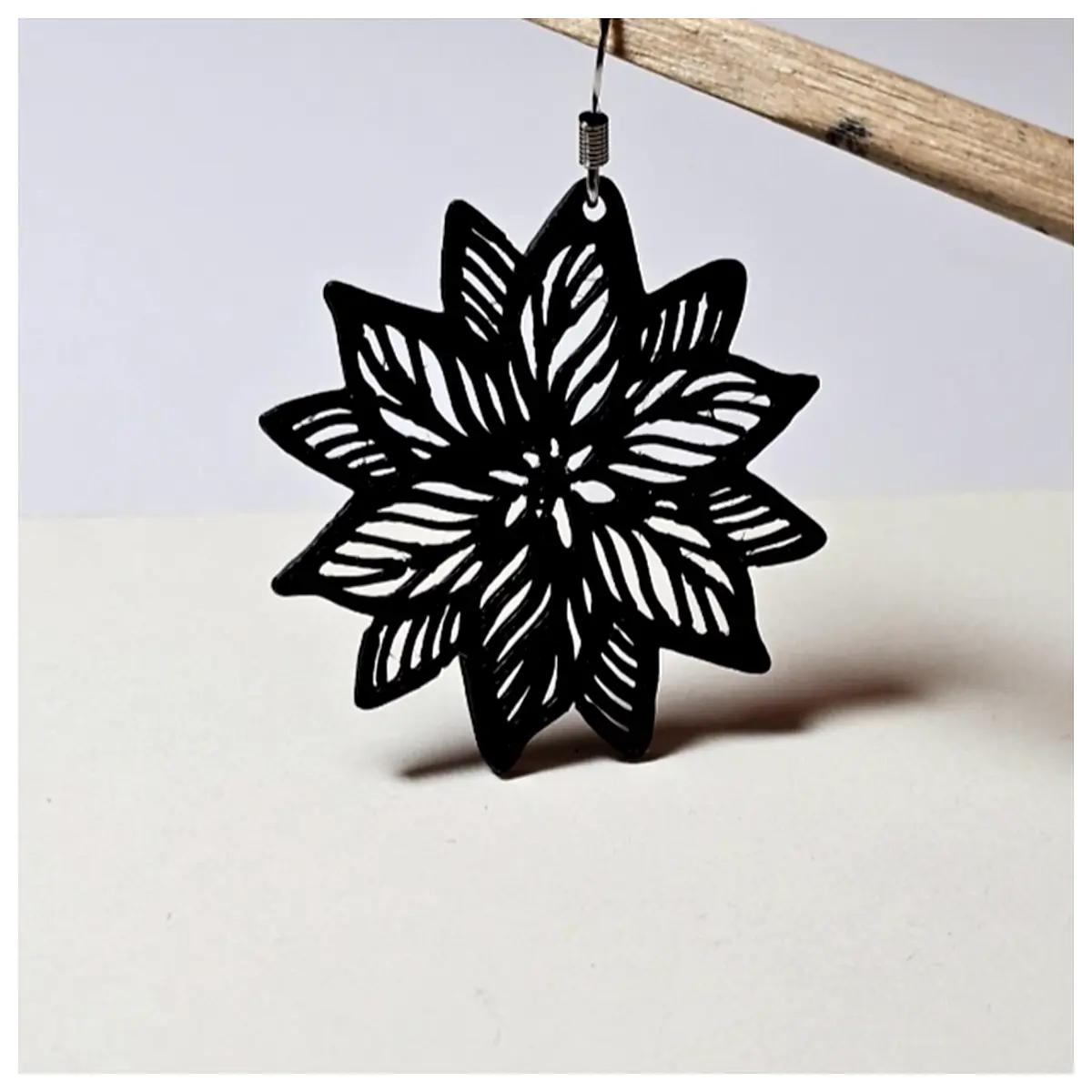 Flower Pendants Earrings Elegant Floral Jewelry Decoration Accessories Wholesale Flower Gifts