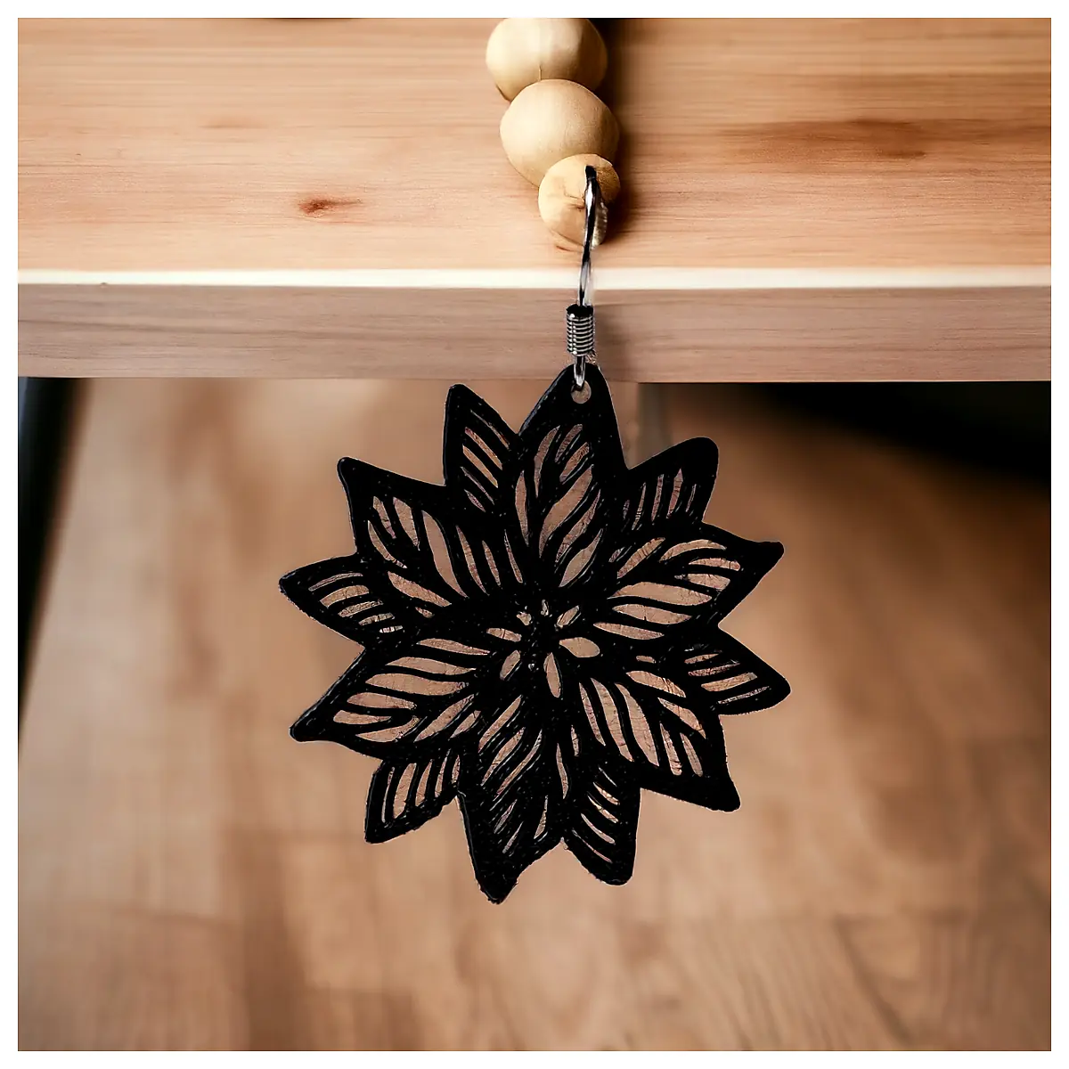 Flower Pendants Earrings Elegant Floral Jewelry Decoration Accessories Wholesale Flower Gifts