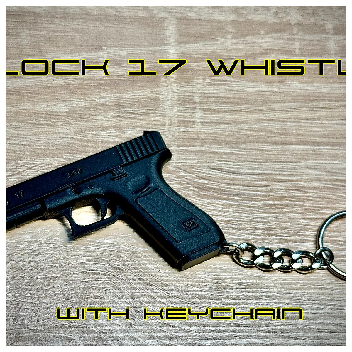 Gun Whistle Keychain Safety Alert Emergency Signal Warning Device Accessory Parts