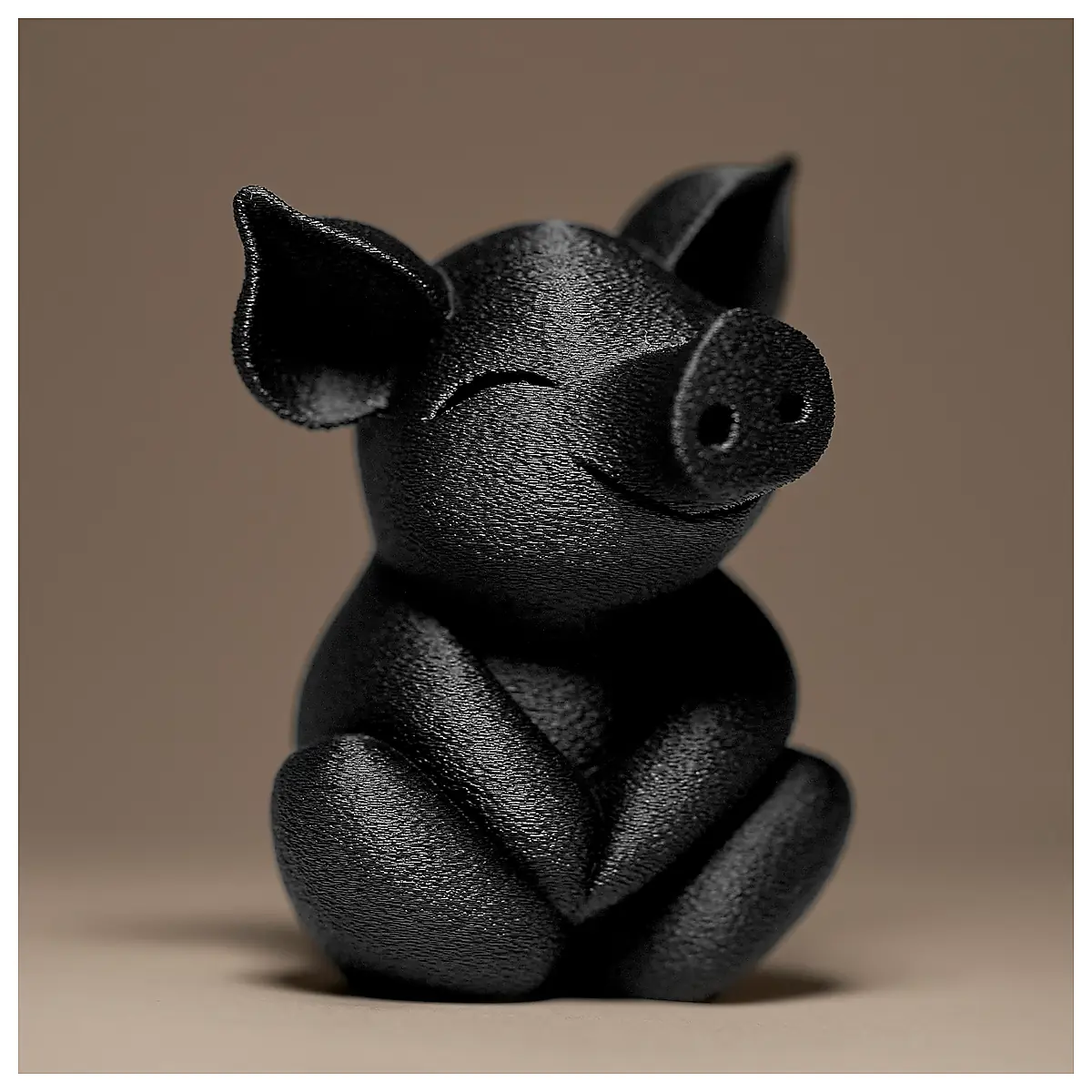 Cute Piglet Figurine Animal Statue Collectible Decor Gift Toy Replacement Parts Accessories