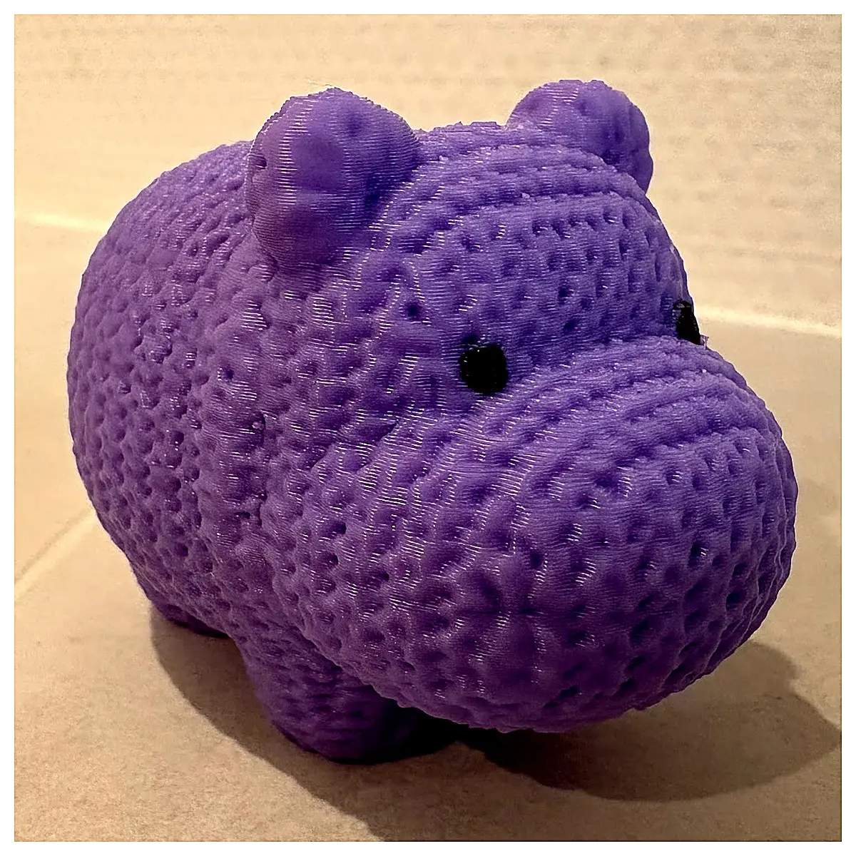 Knitted Hippo Plush Toy Soft Cute Stuffed Animal Baby Gift Toddler Plush Children s Birthday Gift Adorable Animal