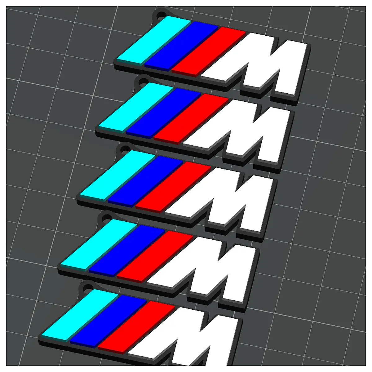 BMW M Keychain Car Accessories Keyring Decoration Car Enthusiast Key Holder