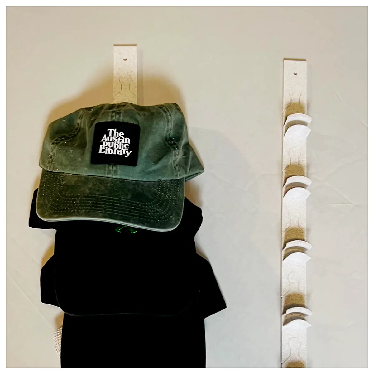 Hat Rack Modular Hanger System Wall Mounted Organizer Hat Hooks Storage Solutions