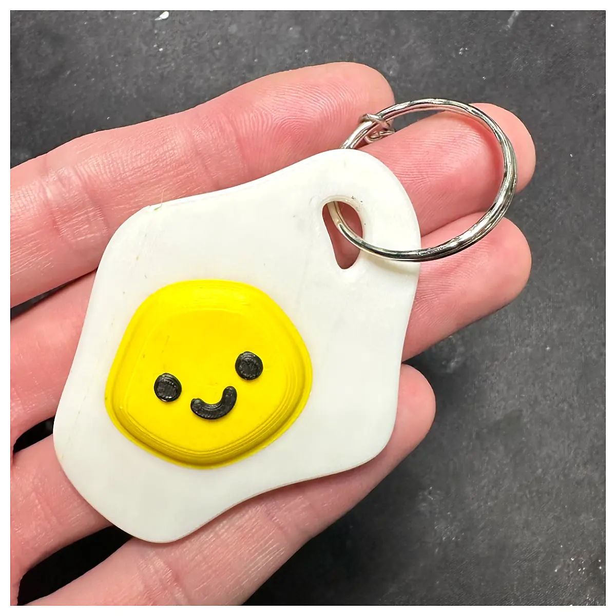 Funny Egg Earring Keychain Cute Animal Accessory Decoration Gift Idea Gift