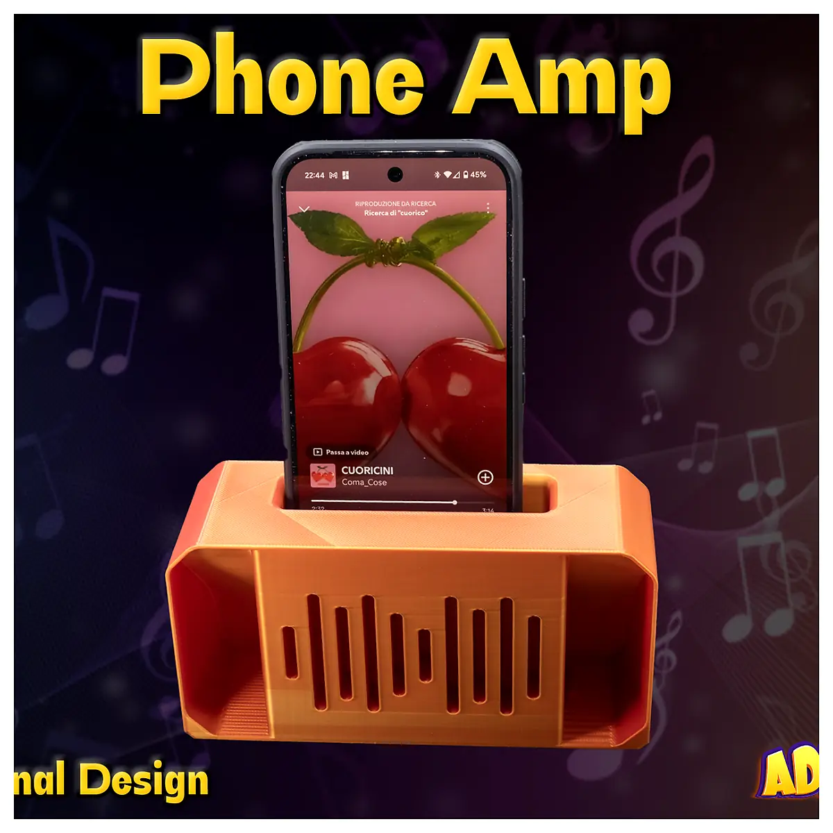 Passive Phone Speaker Amplifier Audio Booster Sound Output Mobile Speaker Parts Repair
