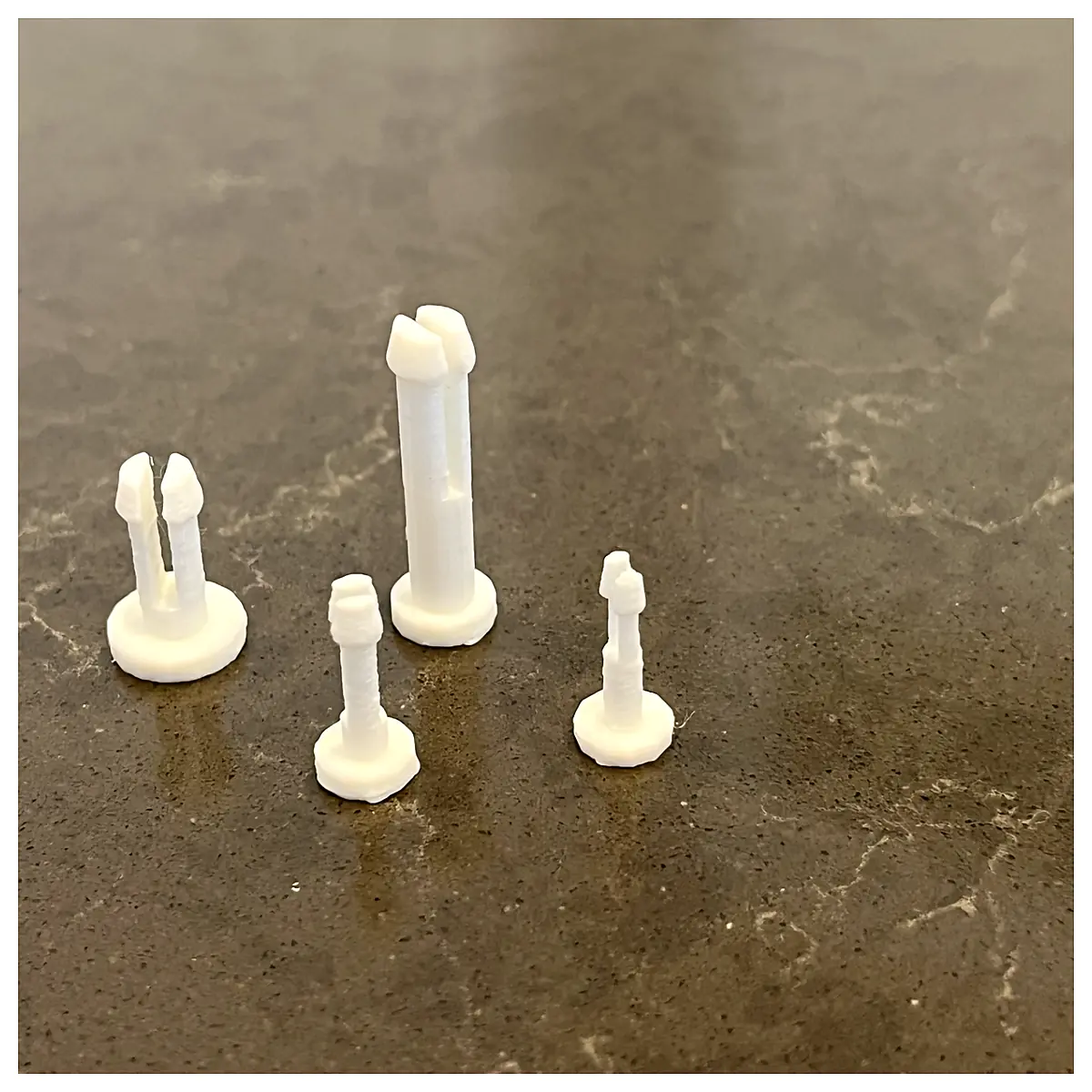 Push in Rivet Parametric Universal Fastener Repair Parts Installation Tightening