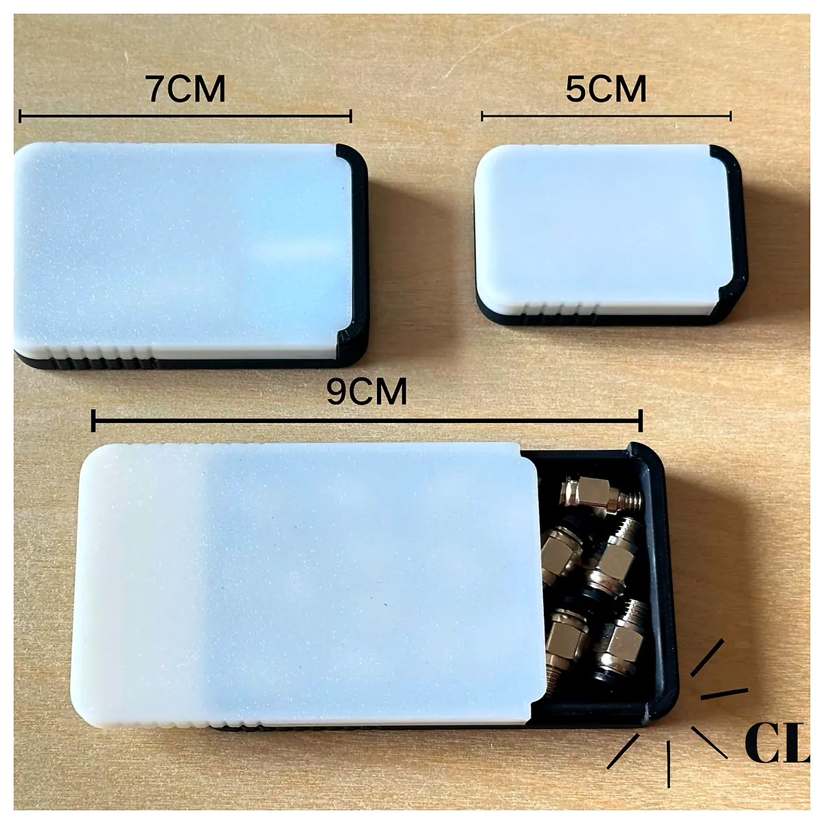 Mini Pocket Slide Box 5cm 7cm 9cm H15cm Universal Storage Box Parts Repair