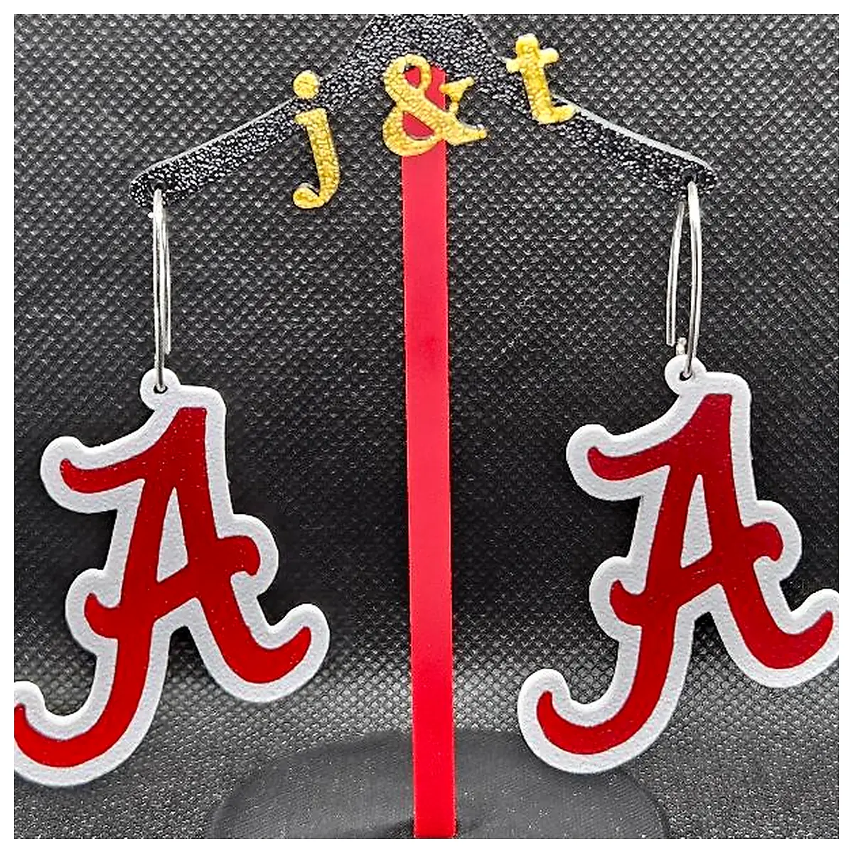 Crimson Tide Earrings Red Gemstone Jewelry Earrings Gift Elegant Jewelry Purchase Selection
