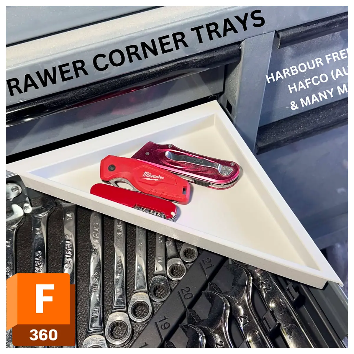 Drawer Corner Trays Toolbox Accessories Protect Shelves Universal Parts Repair Replacement
