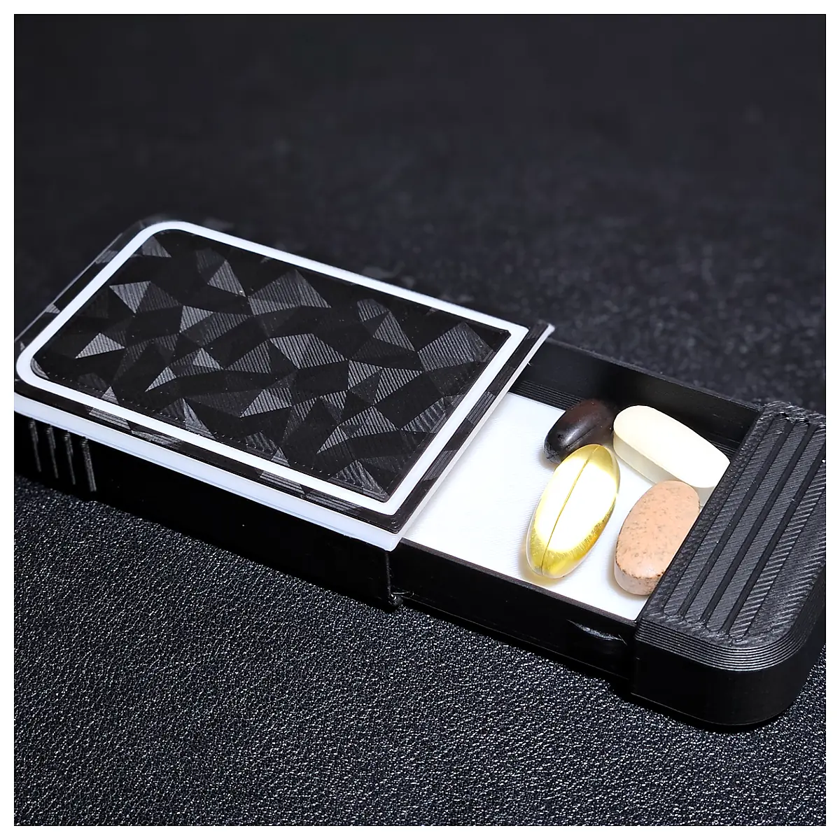 Travel Pill Box Small Portable Multi Dose Organizer Vitamin Medicine Case Travel Medication