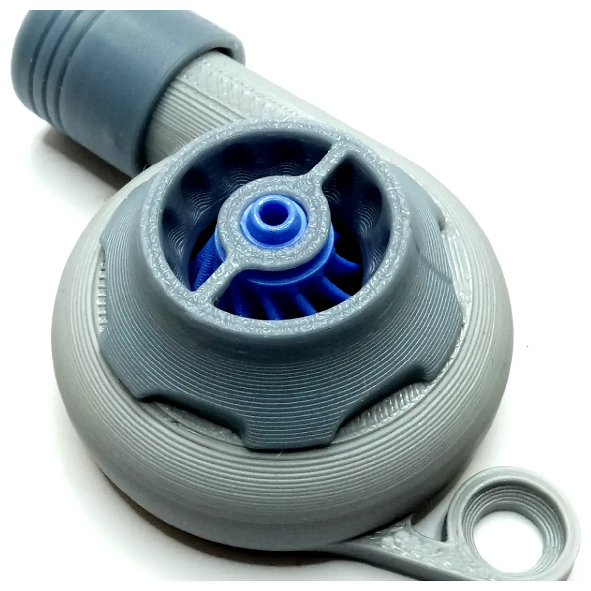 3D Printed Turbine Keychain No Glue Universal Model Parts Repair Accessories