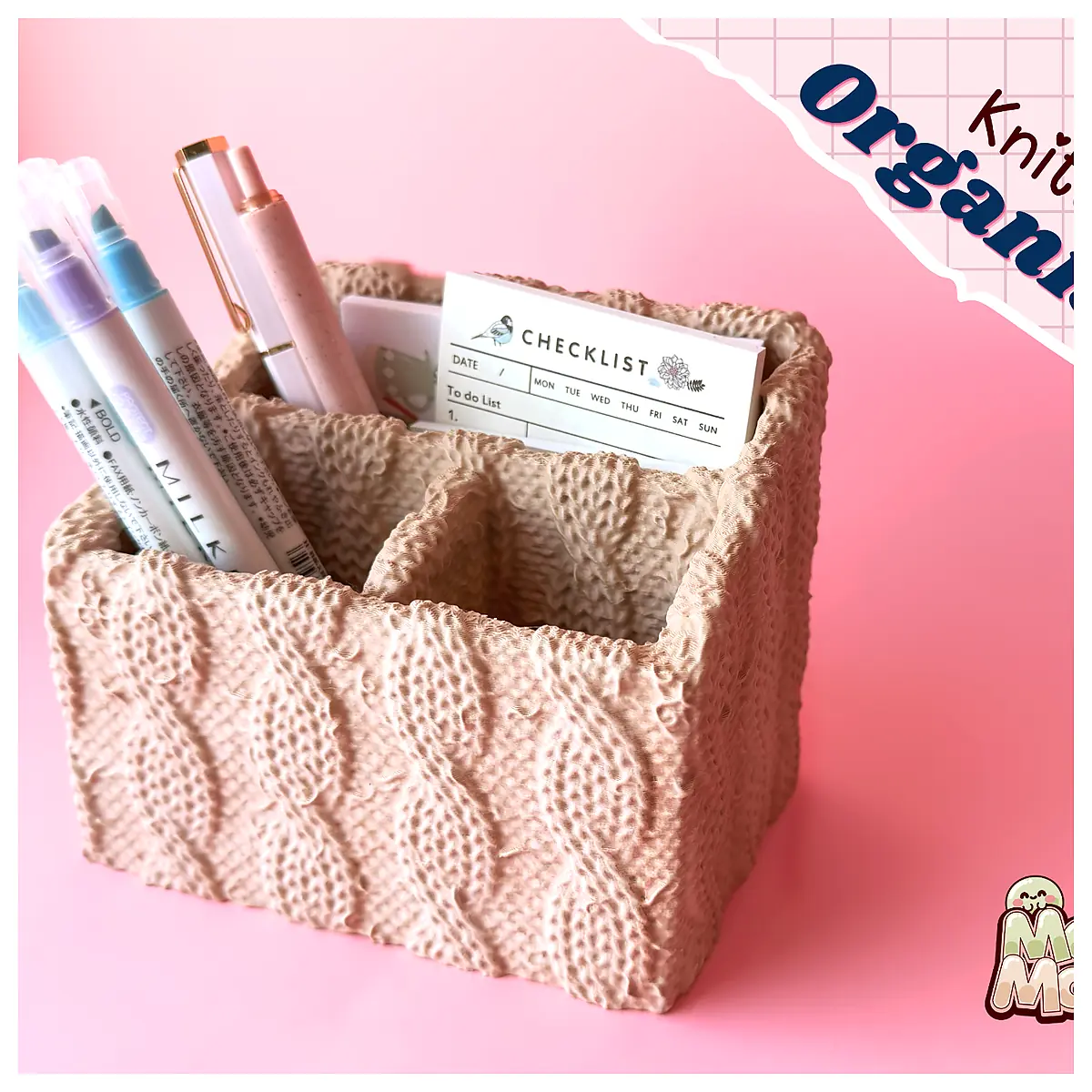 Knitted Organizer Storage Box Multi Functional Basket Woven Storage Home Decor Storage Solutions