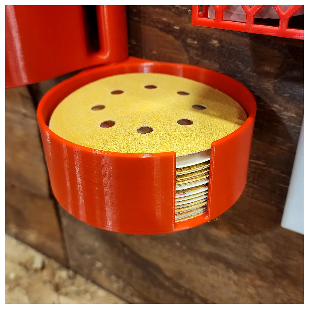 Sanding Disk Storage Rack 35 6 Inch Sanding Pads Organizer Tool Storage System Universal Rack