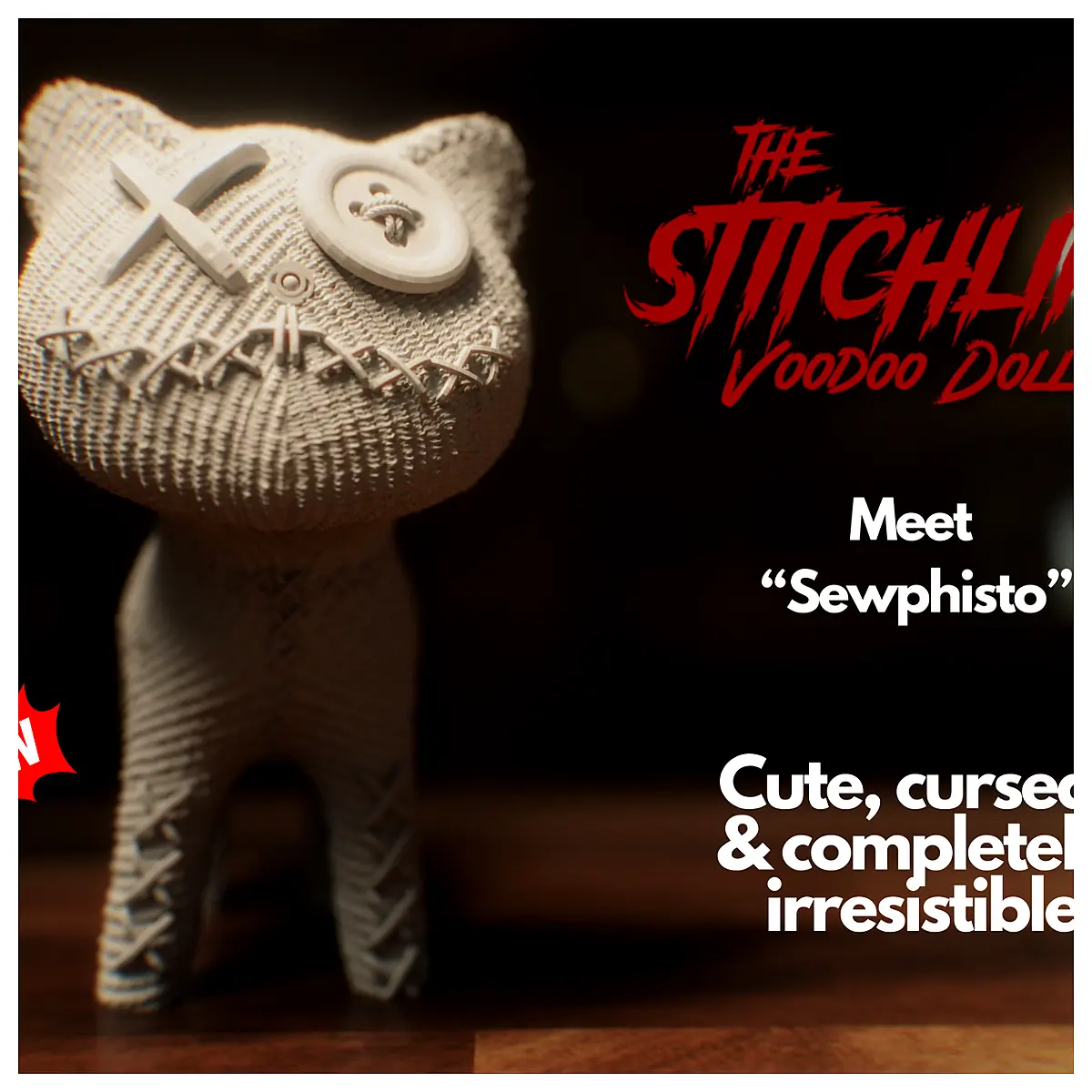 Voodoo Dolls Sewphisto Crafting Repair Parts Accessories Universal Handmade Dolls Decoration Figurine