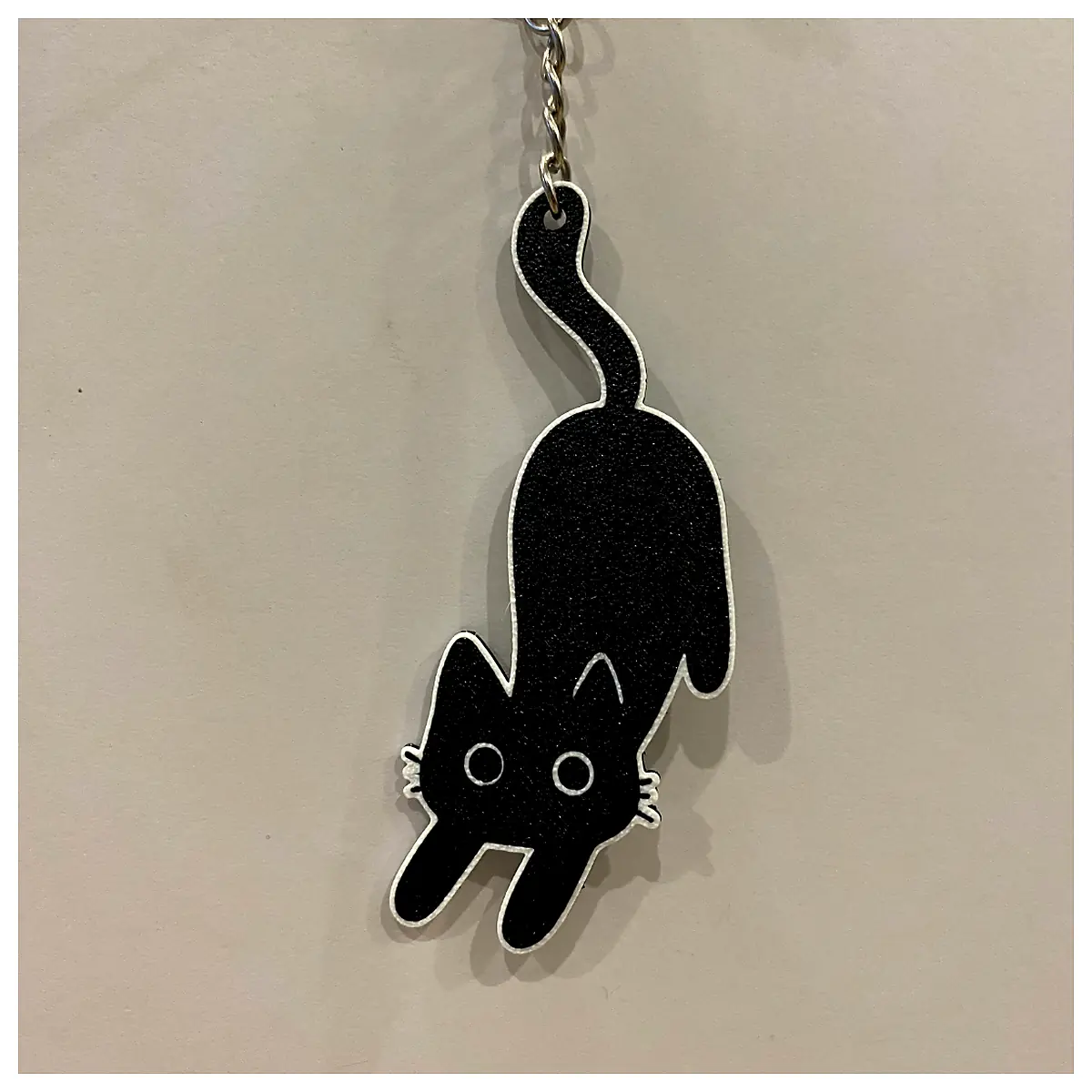Black Cat Keychain Charm Lucky Cat Pendant Keyring Pet Memorial Gift Lucky Charms Reminders
