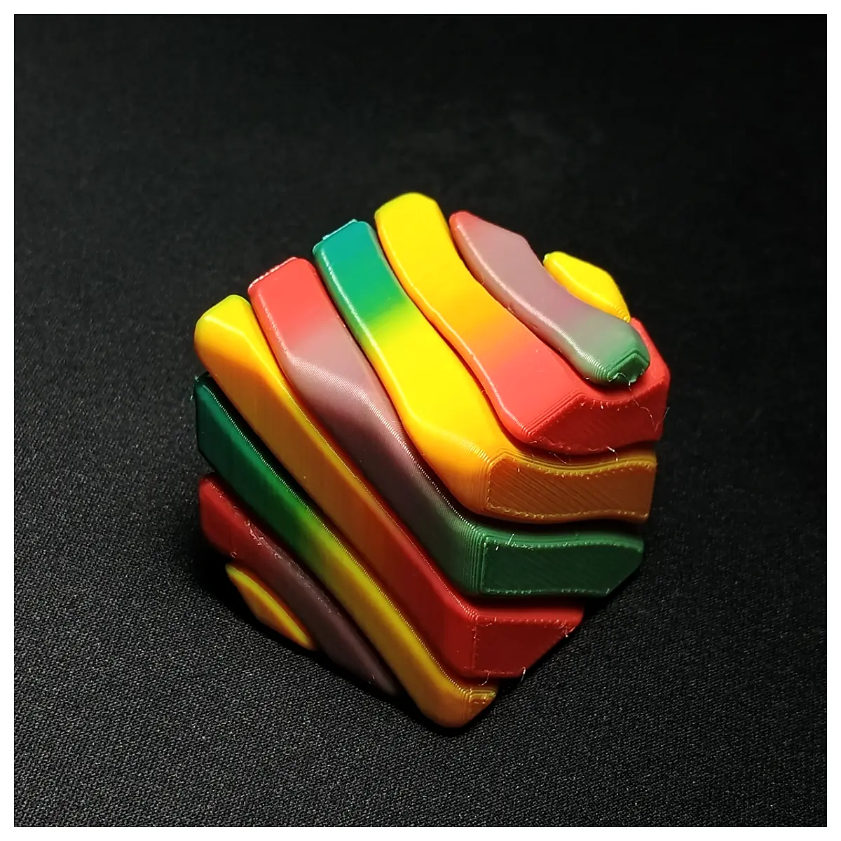 Print in Place Cube Puzzle 3x3x3 Puzzle Cube Spatial Reasoning Brain Teaser Puzzle Challenge