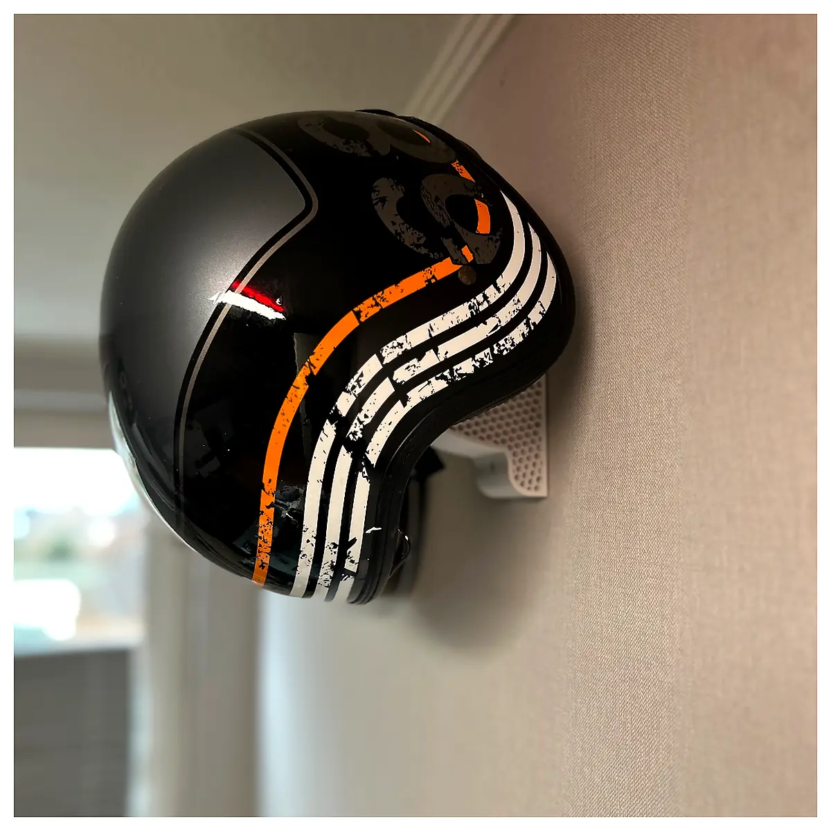 Motorcycle Helmet Holder Wall Mount Safety Hook Helmet Storage Organizer Protection Accessories