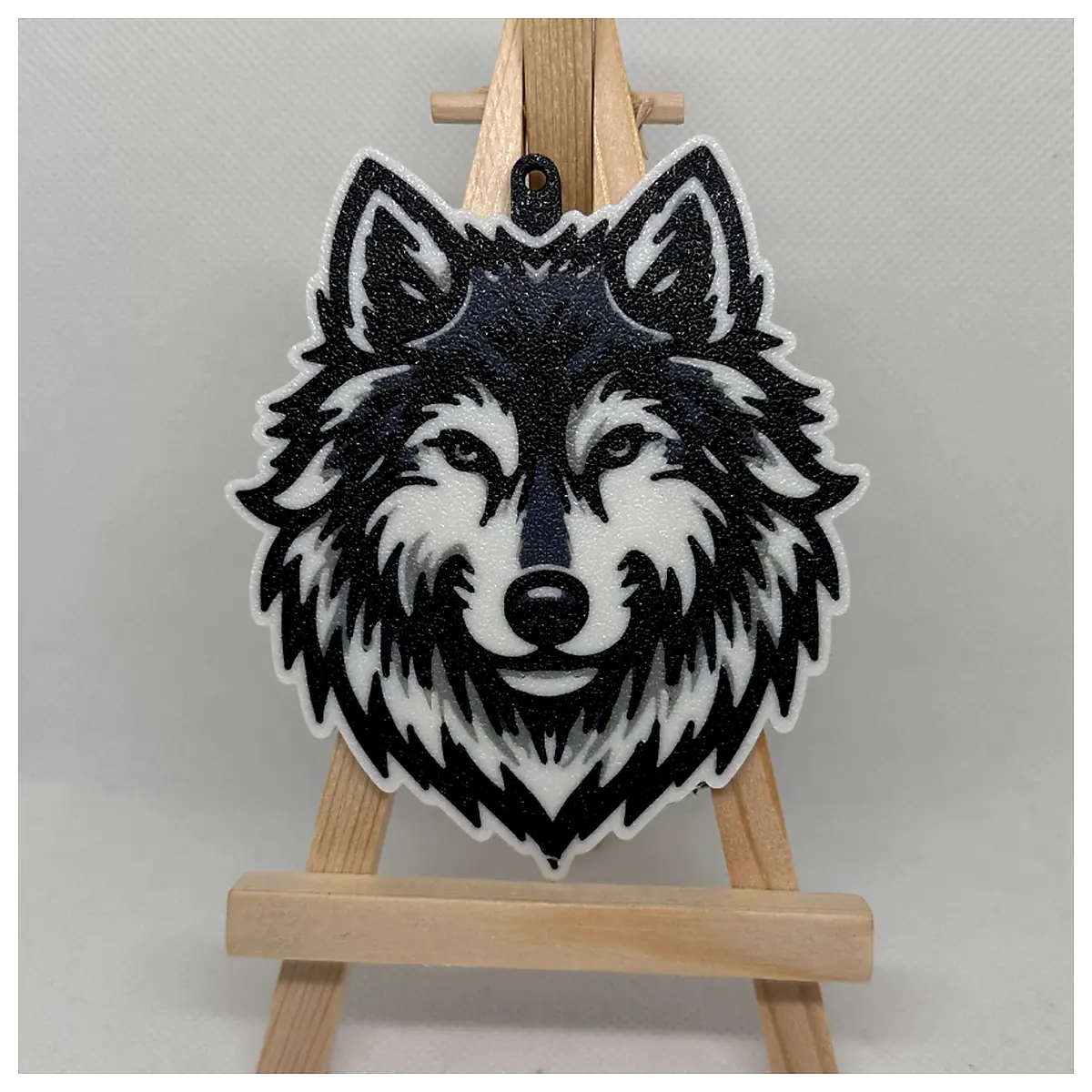 Wolf Keychain Animal Pet Memorial Gift Wolf Shaped Keyring Accessories Wholesale Retail