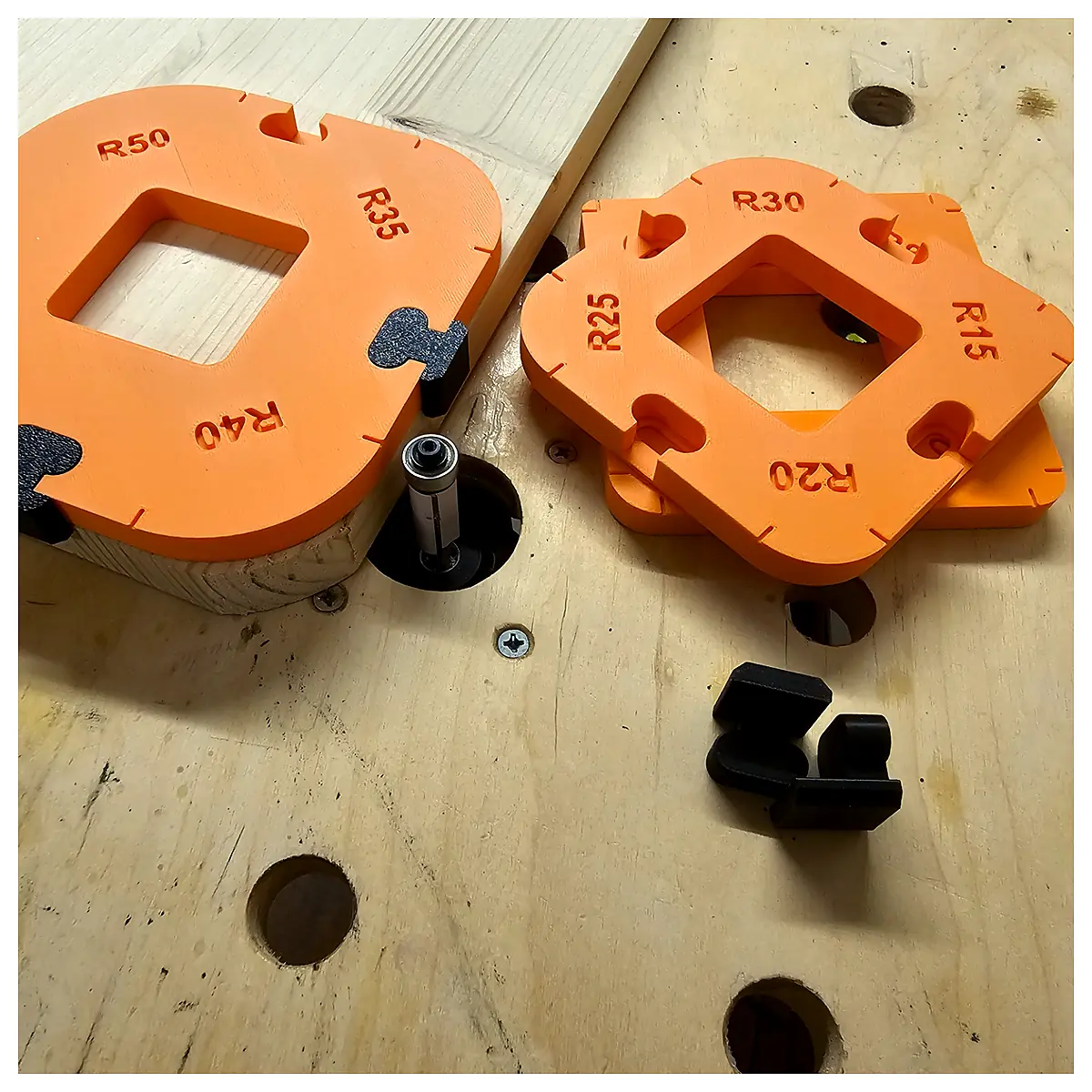 Router Radius Jig Guide Template Cutting Tool Woodworking Accessories Precision Edge Shaping
