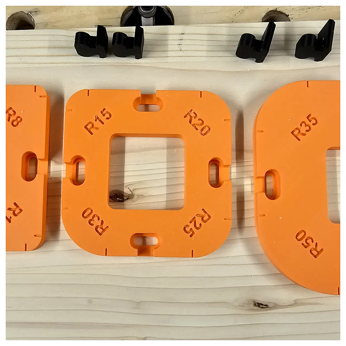 Router Radius Jig Guide Template Cutting Tool Woodworking Accessories Precision Edge Shaping