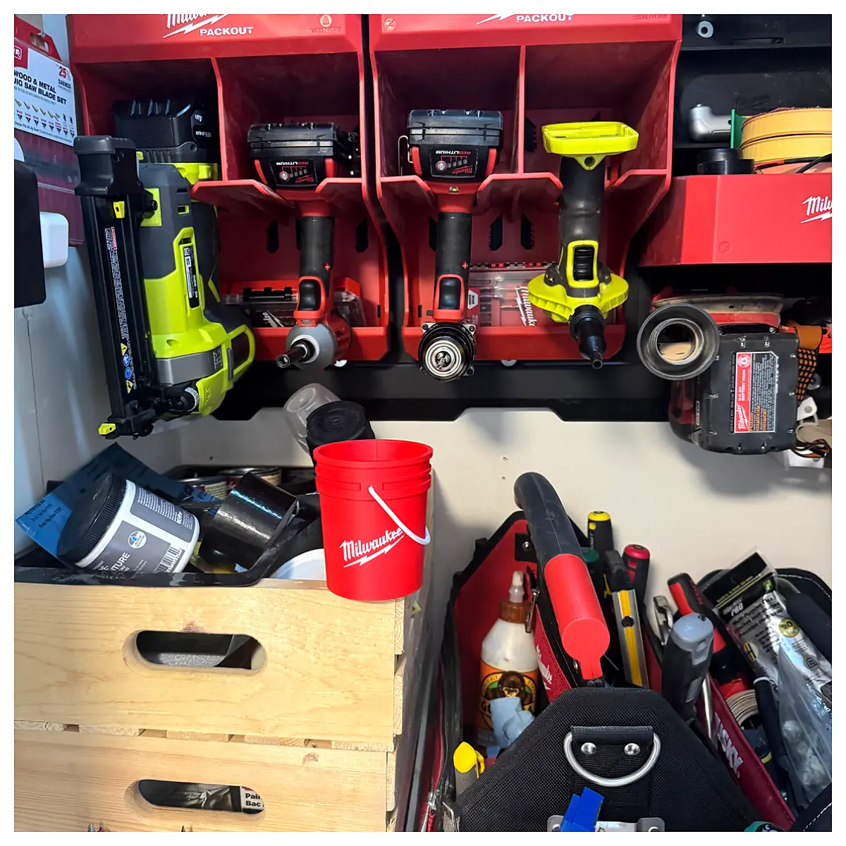 Milwaukee Bucket Repair Parts Replacement Tools Versatile Container Accessories