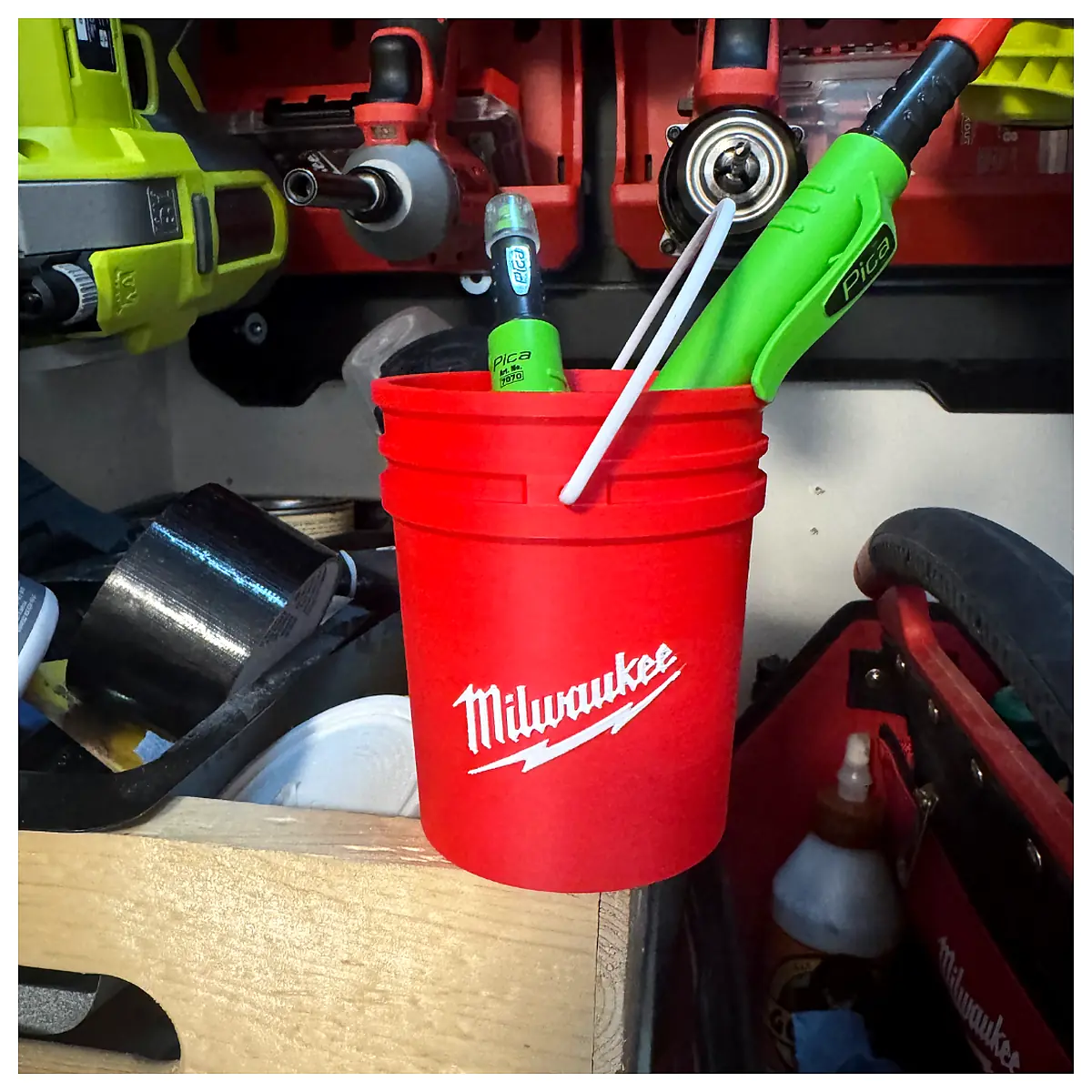 Milwaukee Bucket Repair Parts Replacement Tools Versatile Container Accessories