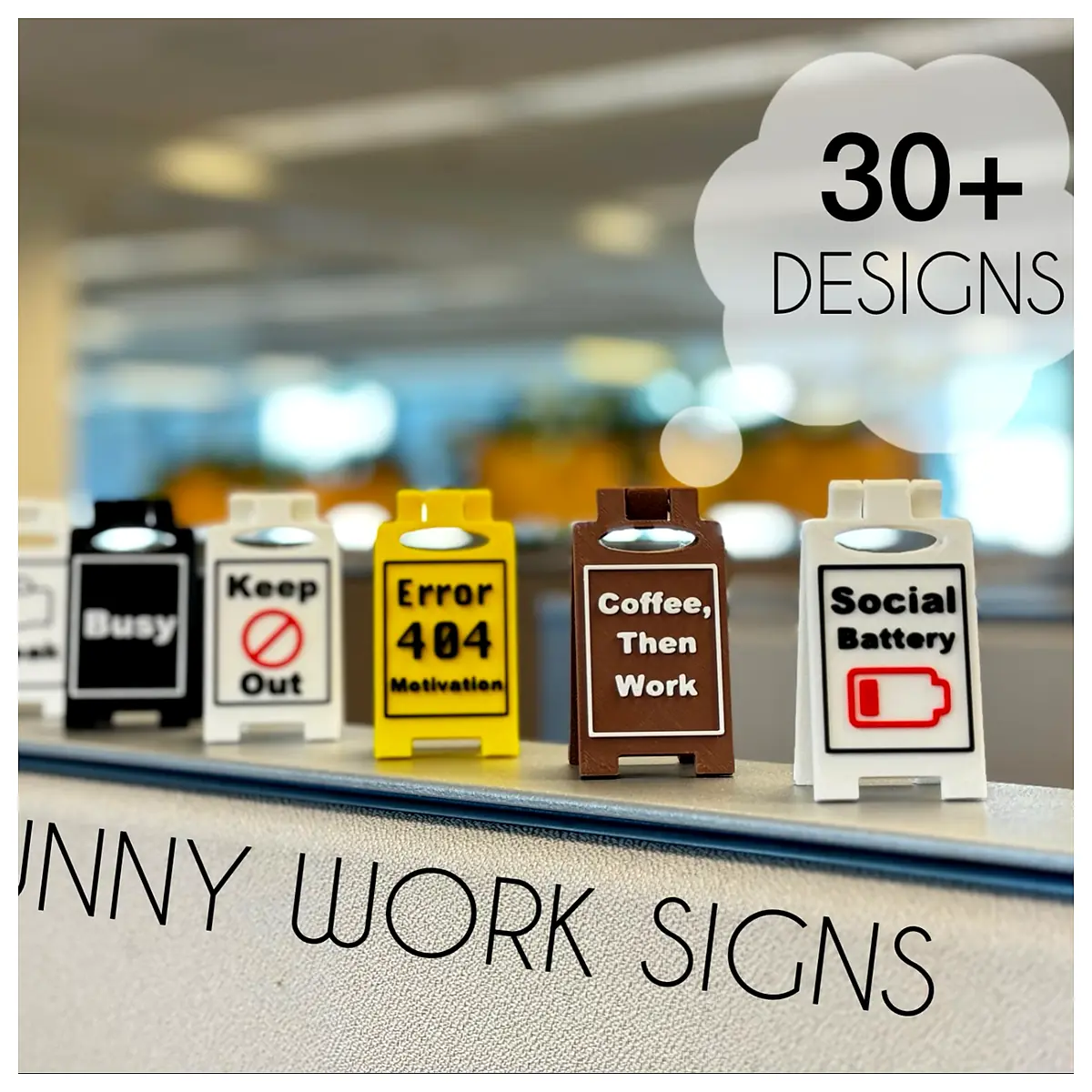 Funny Work Signs Office Humor Work Supplies Repair Parts Universal Creative Design Replacement Parts