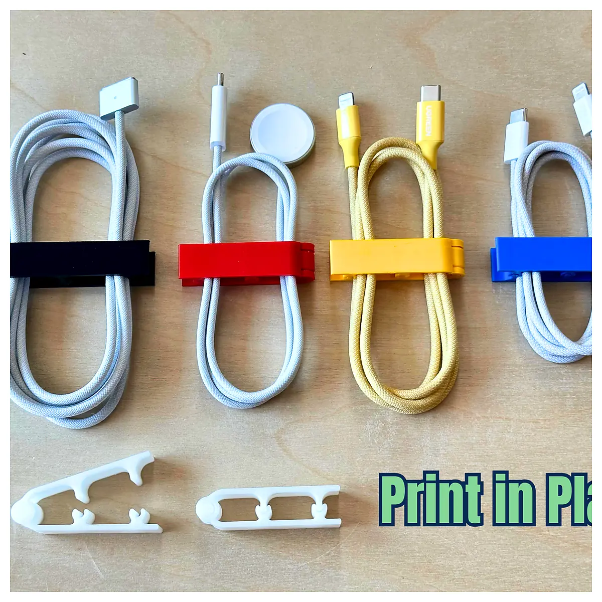 Cable Organizer Snap Clips Print In Place Cable Management Nylon Ties Computer Phone Accessories Cable Clips Cord Wraps