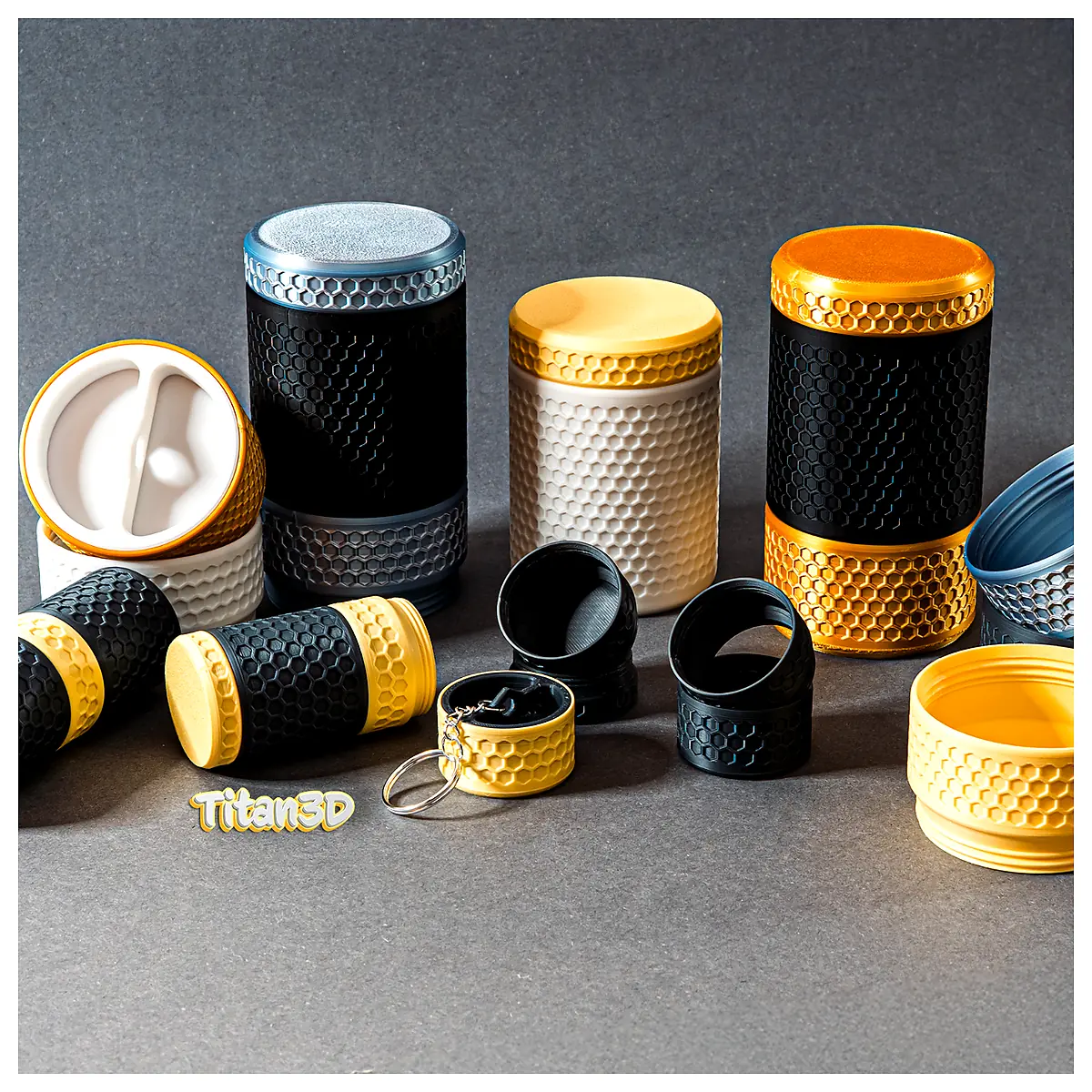 Stackable Modular Containers 40mm 70mm System Build Transport Storage Parts Warehouse