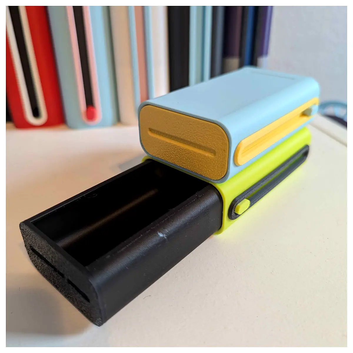 Small Sliding Container Pocket Organizer Compact Storage Box Parts Repair Tools