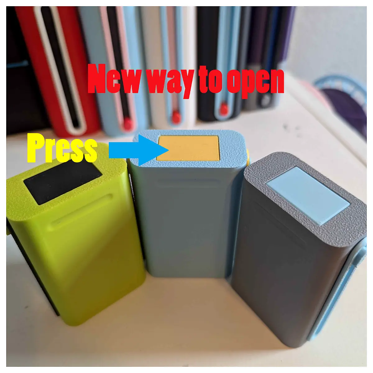 Small Sliding Container Pocket Organizer Compact Storage Box Parts Repair Tools