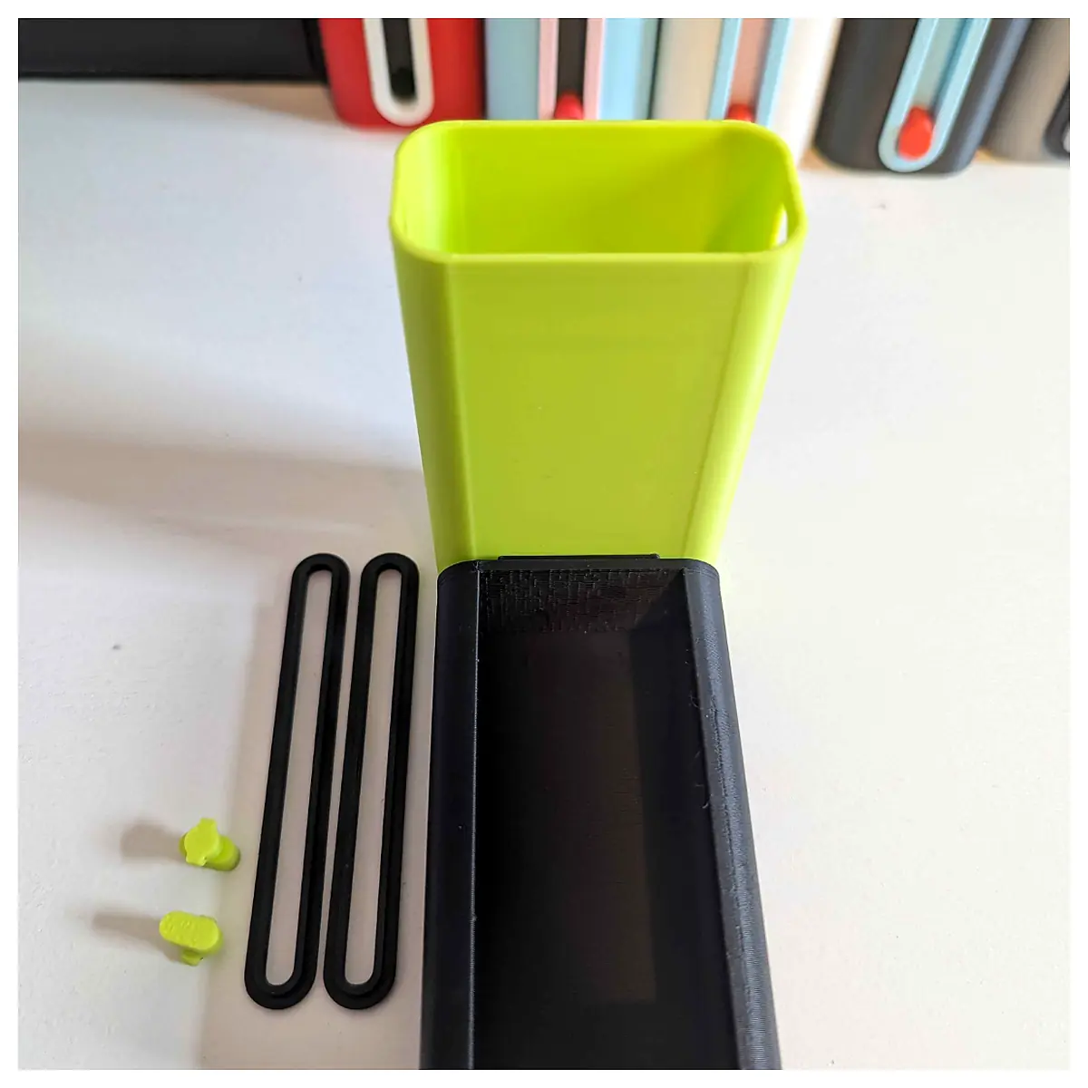 Small Sliding Container Pocket Organizer Compact Storage Box Parts Repair Tools