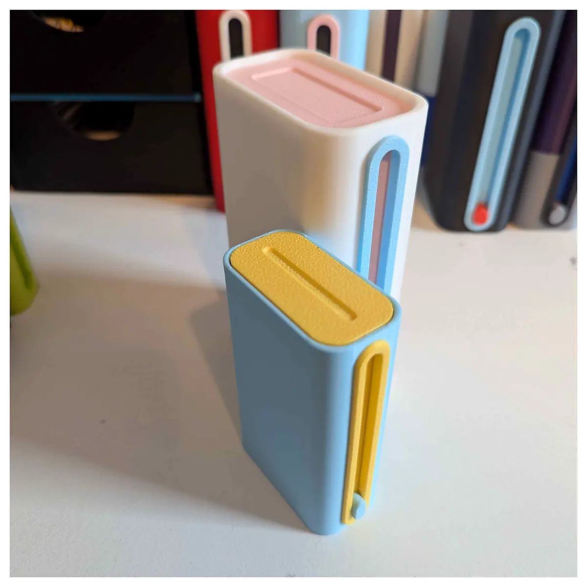 Small Sliding Container Pocket Organizer Compact Storage Box Parts Repair Tools