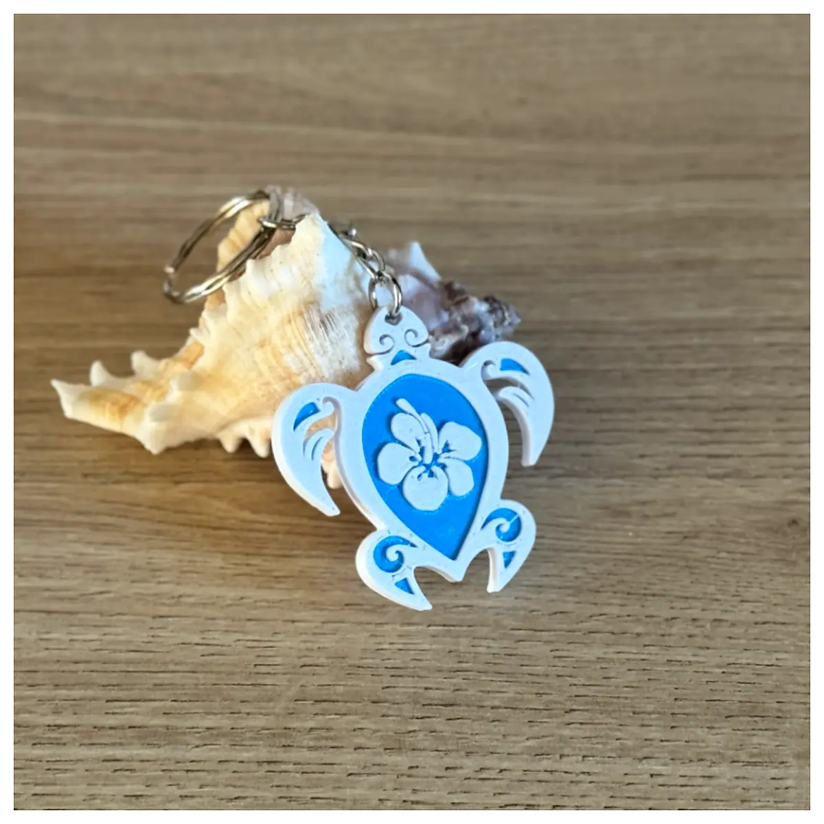 Sea Turtle Keychain Ocean Animal Charm Marine Decor Turtle Gift Protection Jewelry Sea Lover Keepsake