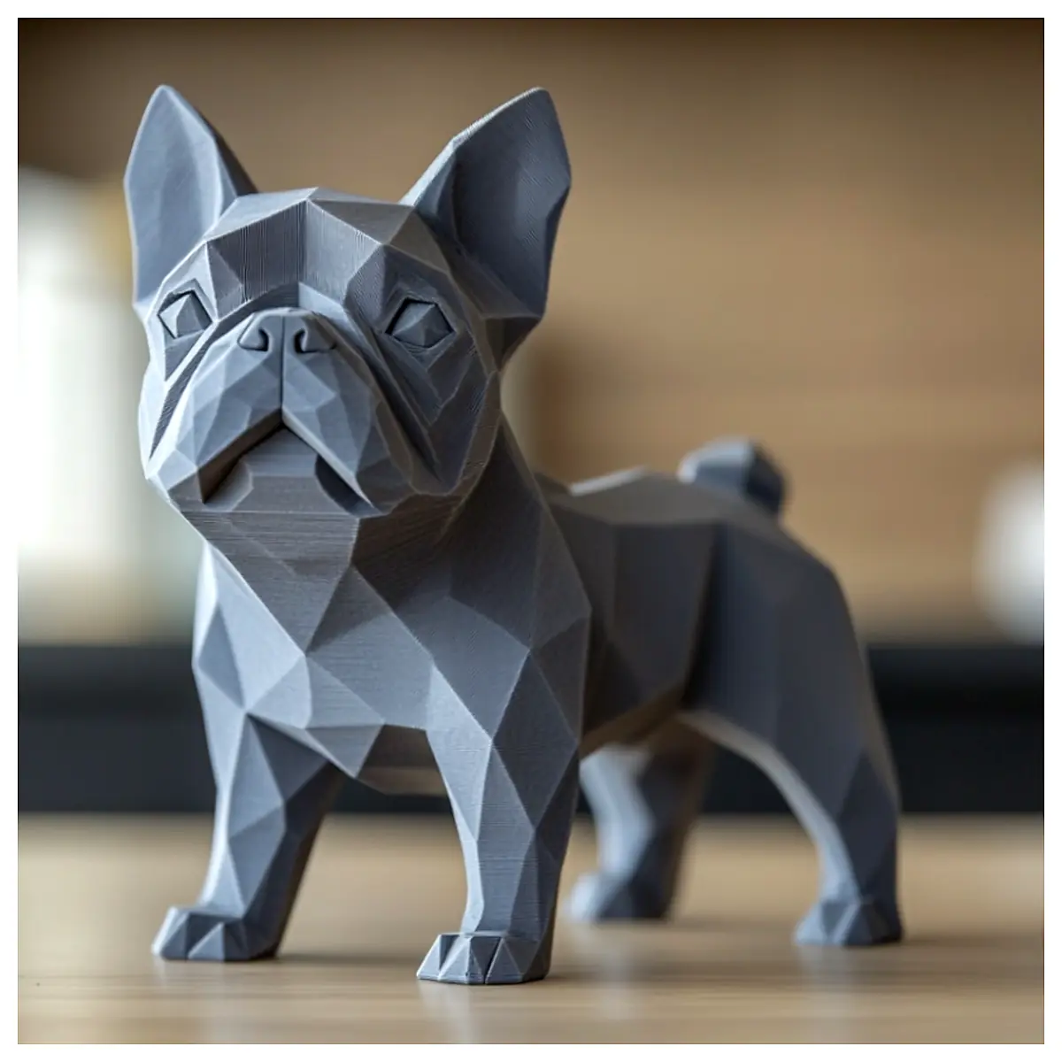 French Bulldog Statue Figurine Home Decor Small Pet Gift Art Sculpture Decoration