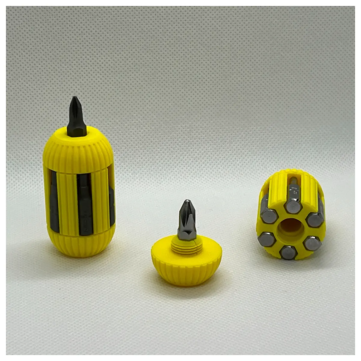 Multi Tool Screwdriver Keychain EDC 7 13 19 Bit Set Repair Tool Universal Precision