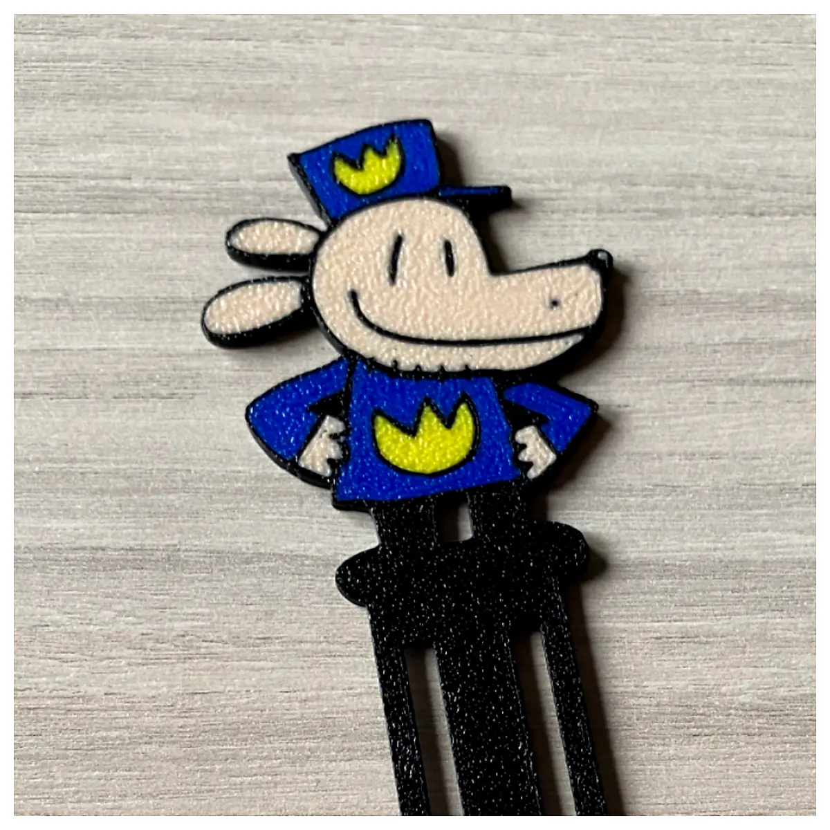 Bookmark Dog Man Reading Book Gift Memorabilia Paper Comic Story Kids