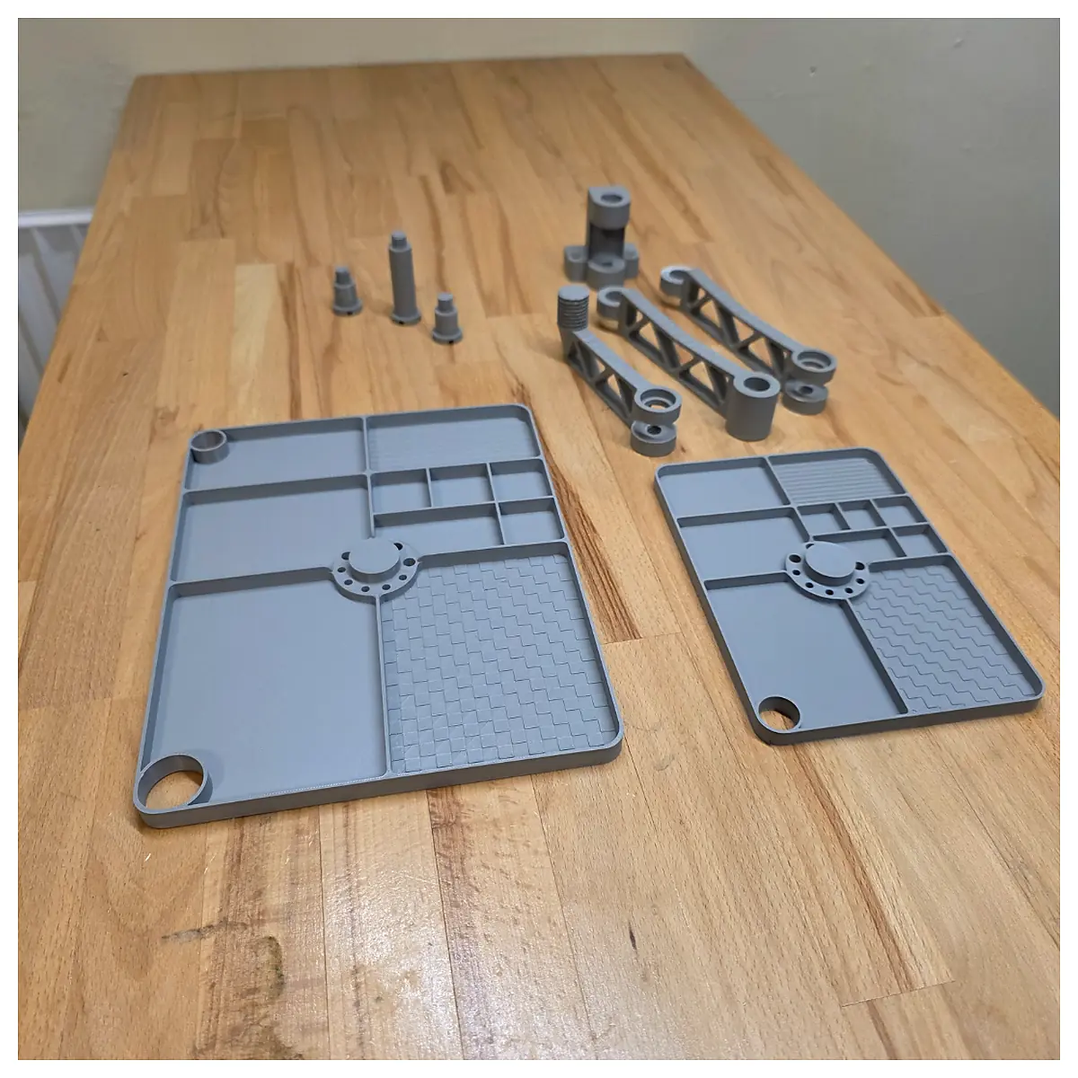 Adjustable Tech Tray Parts Repair Tool Kit Component Replacement Universal Tool Storage