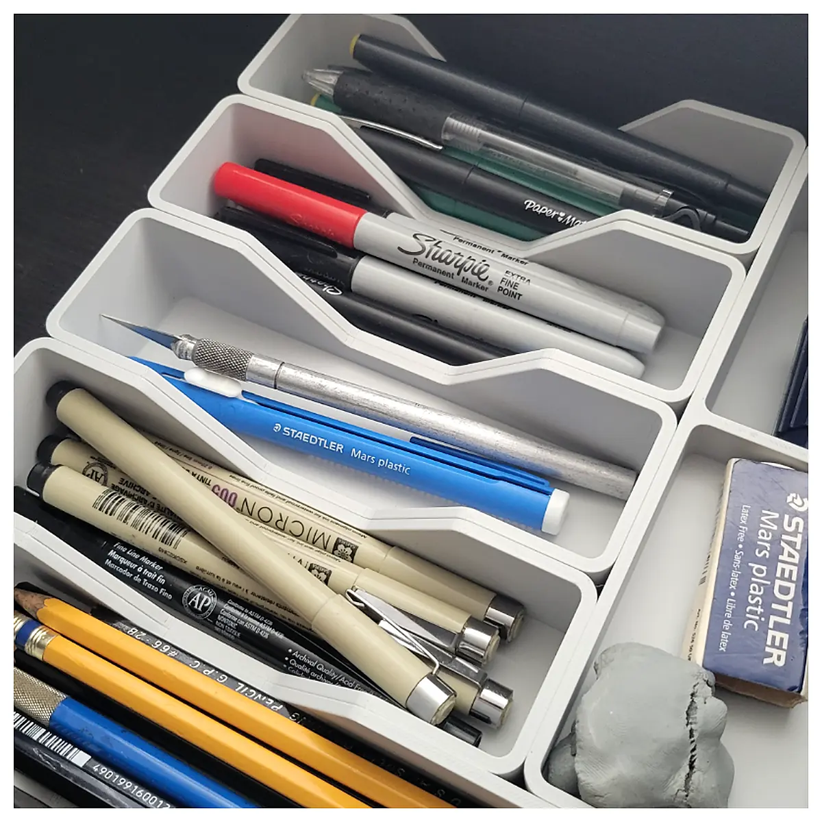 Tray Bins Storage Solutions Organizing Containers Parts Repair Stackable Universal Shelf System
