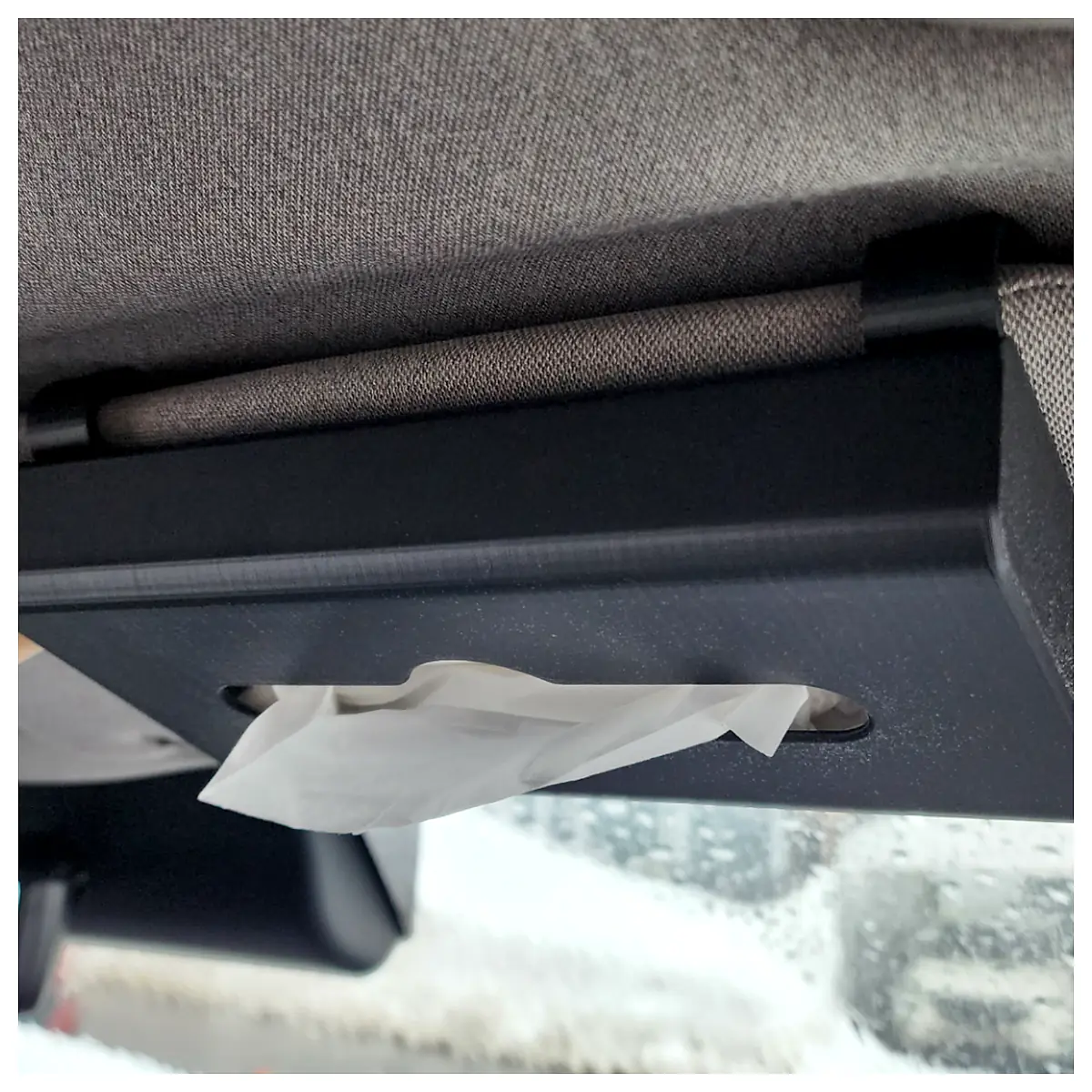 Car Visor Tissue Box Holder Sun Shade Organizer Vehicle Accessories Paper Box Replacement