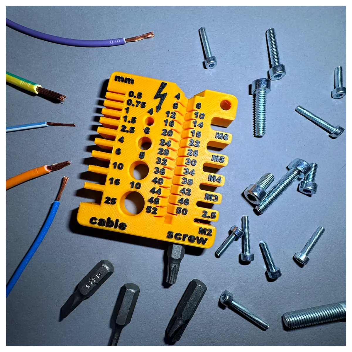 Wire Screw Measurer Tool Fast Accurate Screw Measurement Screw Removal Repair