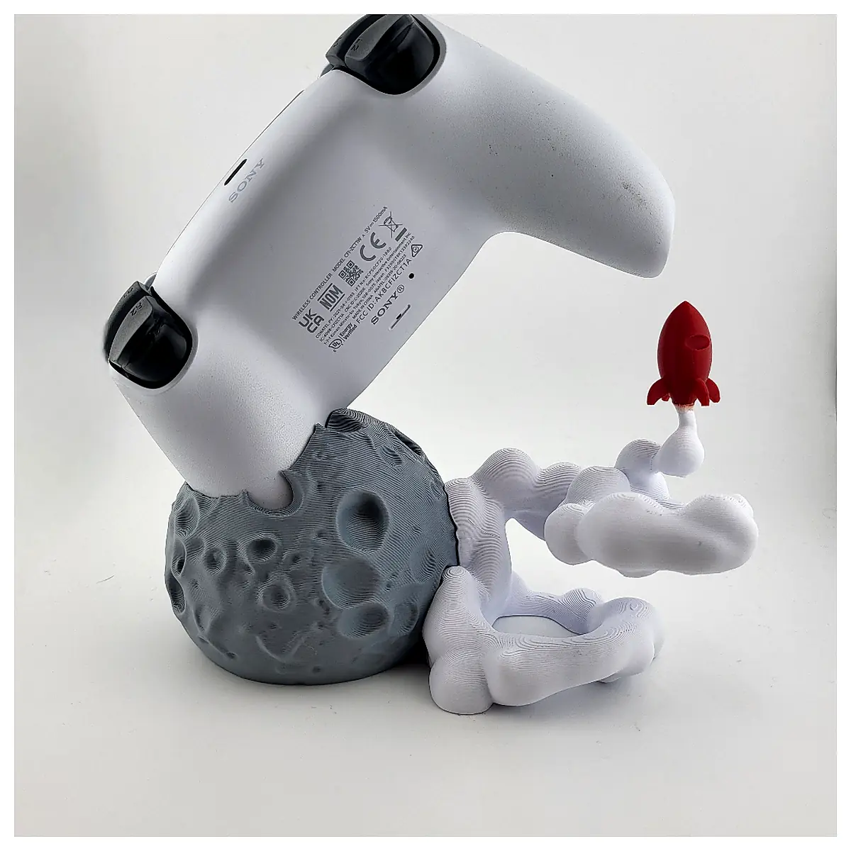 PS5 Controller Stand Holder To The Moon Support Phone Stand Stabilizer Phone Stand Protection