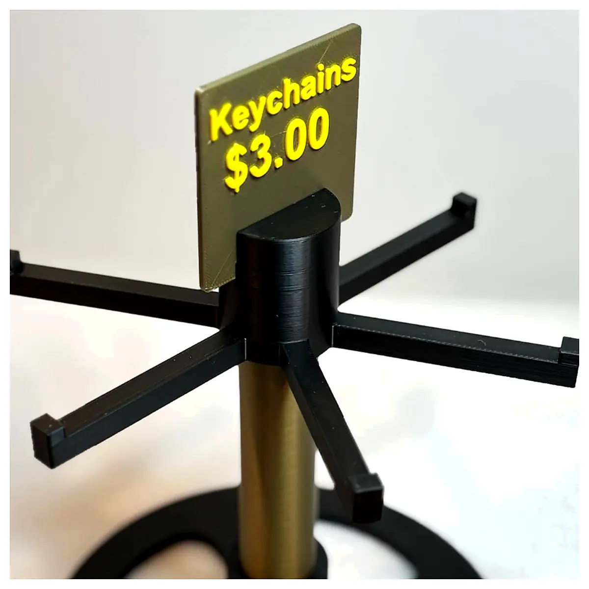 Spinning Keychain Display Stand Customizable Rotating Display Rack Creative Display Retail Promotion Stand